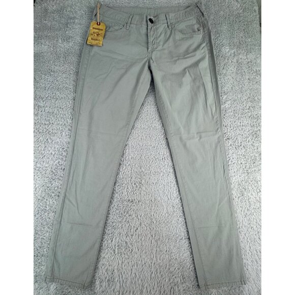 True Religion Womens 29 Brianna Pants Rare Vtg 2003 NWT Gray 90s Y2K Made-USA - Picture 2 of 16